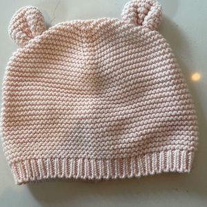 Pink Baby Gap Bear hat